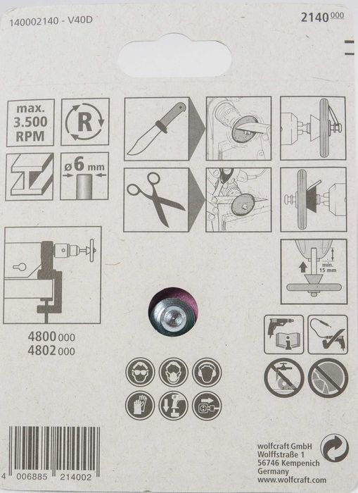 Wolfcraft afiador de facas e tesouras