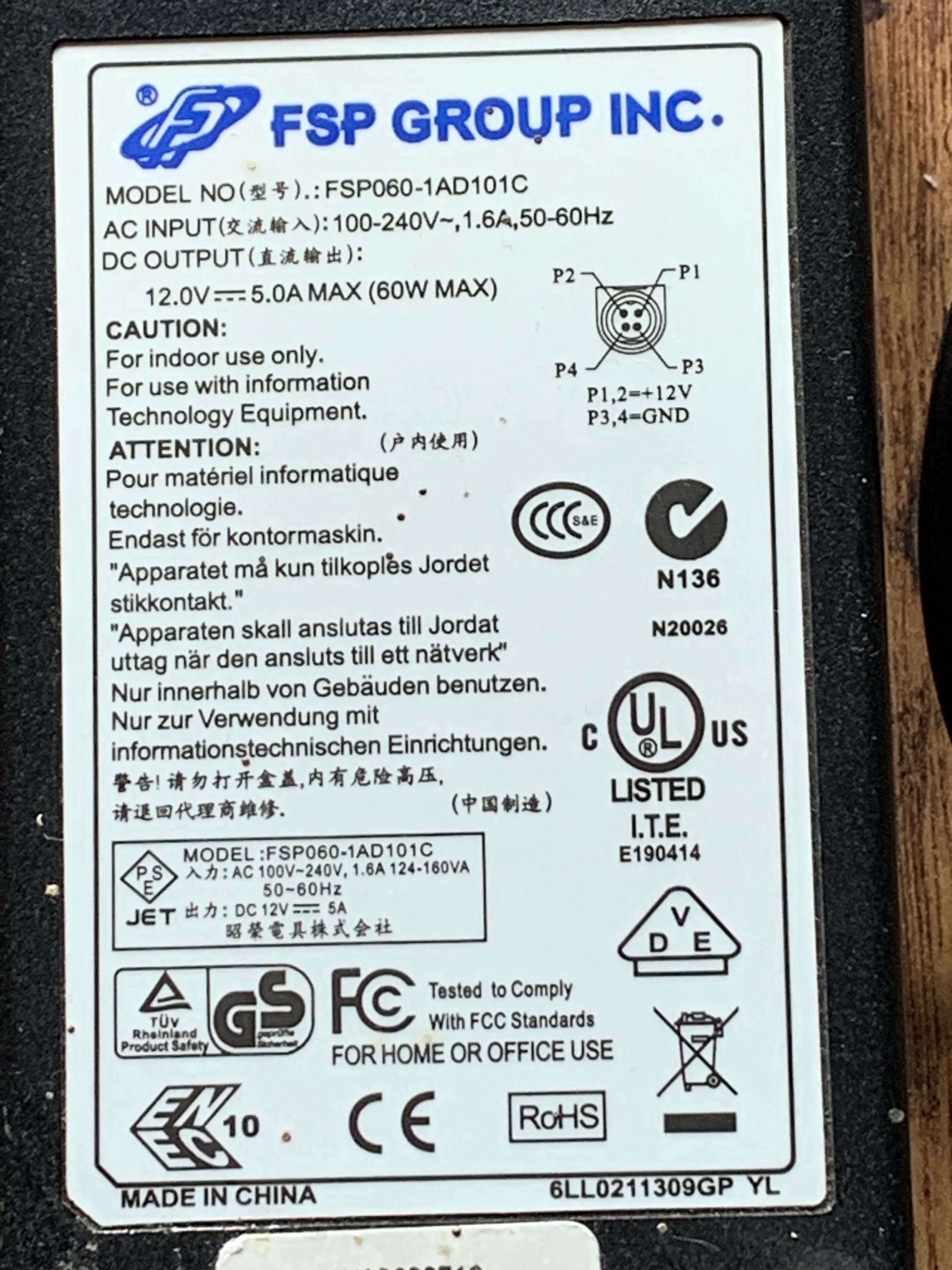 Zasilacz FSP060-1AD101C