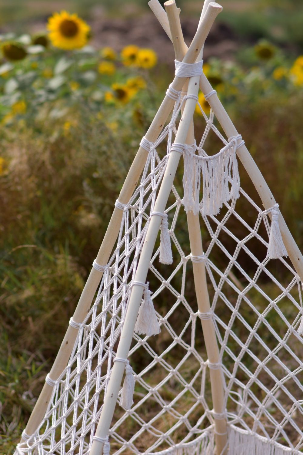 Tipi na naturalnych kijach 170 cm