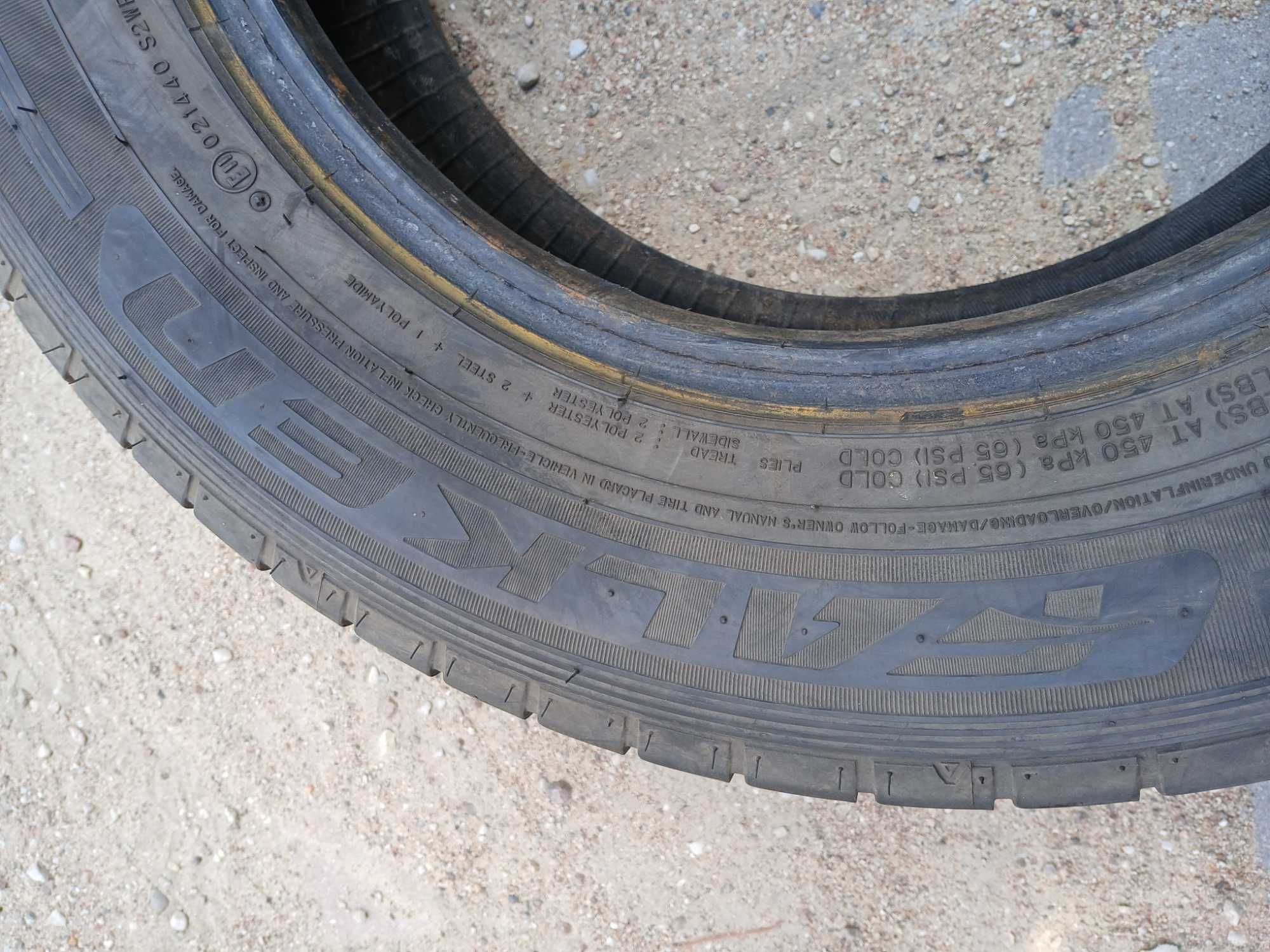 2x używane opony letnie 205/70 R15C Falken Montaż GWARANCJA