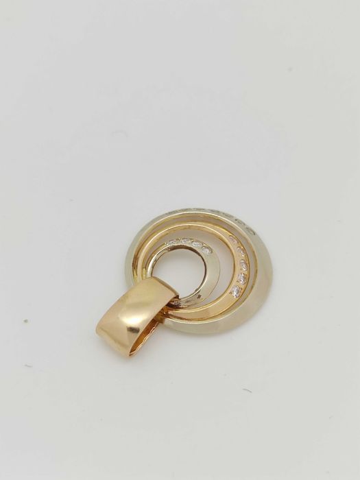 Золота підвіска  585’’ з фіанітами
