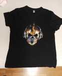T-shirt Motard preta