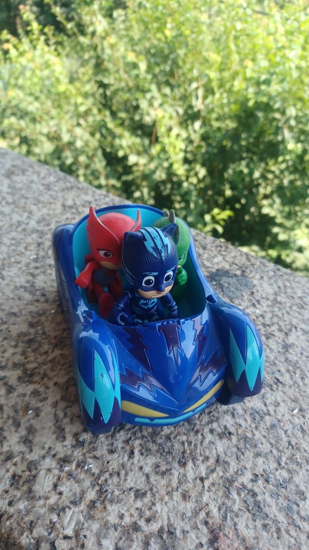 PJ MAKS carro catboy + figuras