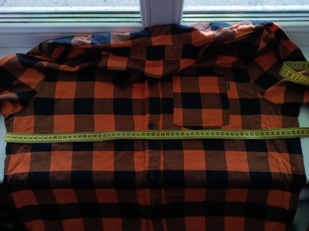 Рубашка Сорочка H&M Divided у клітинку унісекс розмір L