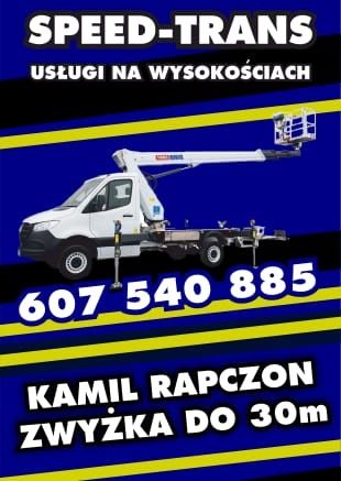 Podnosniki koszowe zwyżki