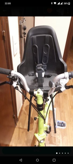 Cadeira bicicleta Bobike mini para crianças + adaptador Bryan