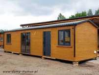 Domek drewniany 35m ocieplony holenderski konstrukcja stalowa