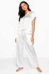 Пижама белье Невеста Boohoo Bride Embroidered  S\М белая