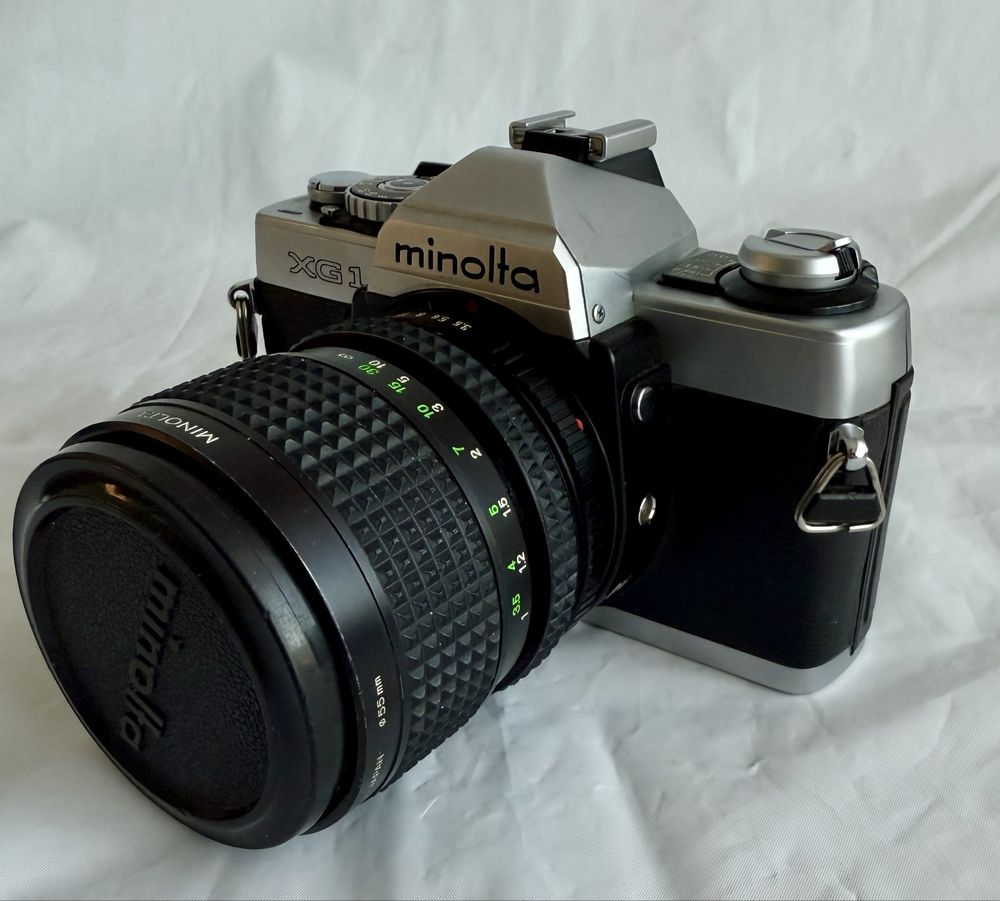 Minolta XG-1 z 2 obiektywami + torba i uszczelnienia