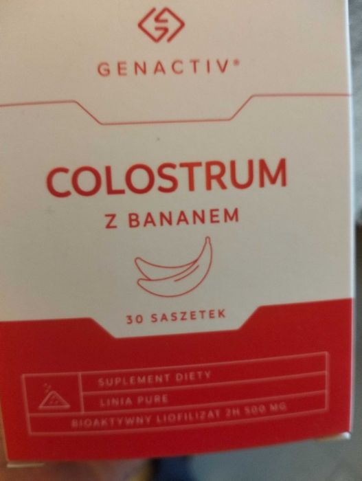 Genactiv colostrum saszetki z bananem