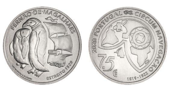 Moeda de 7.5€ GONÇALO BYRNE