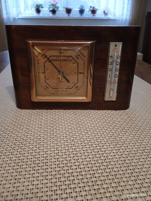 Barometr, stacja pogodowa "Fischer"