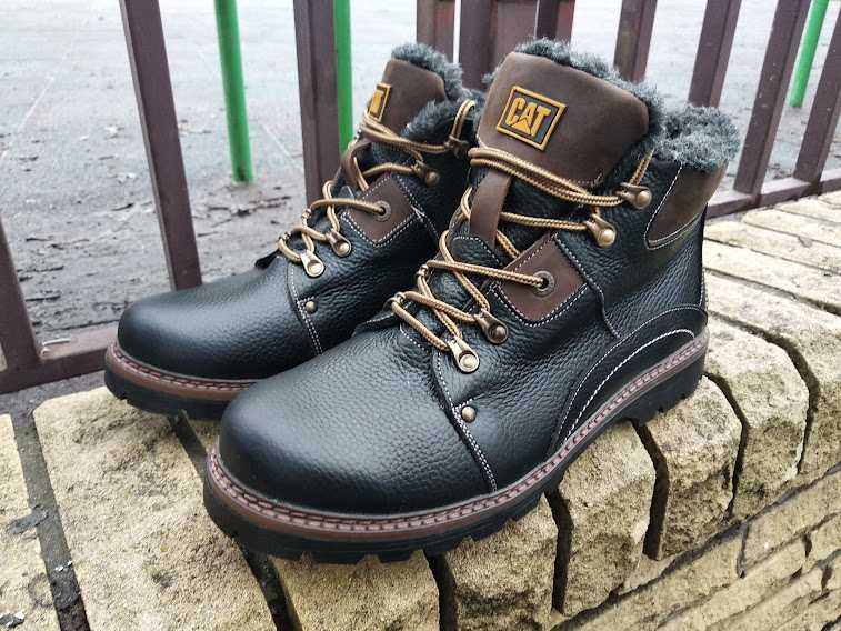 Ботинки мужские зимние  39-47 кожа, на меху