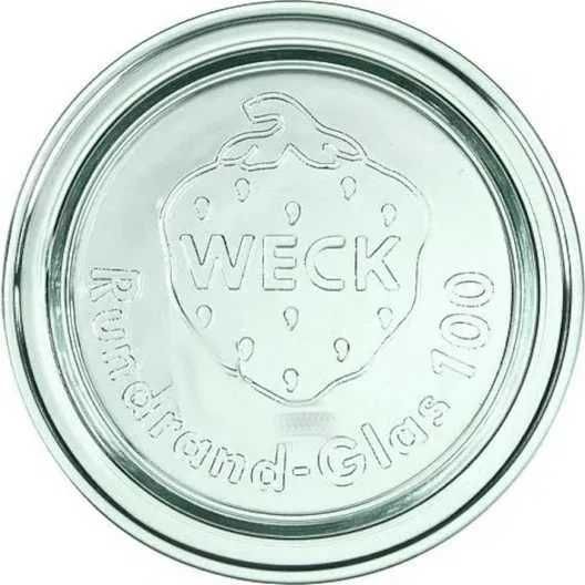 36 sztuk Wieczka Pokrywki  szklane do słoików Weck Glass WE-100 11 cm
