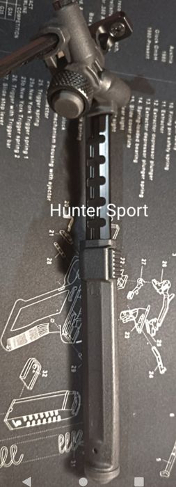 Сошки Magpul Bipod с качалкой, 20-29 см,для оружия, для зброї АК/AR15