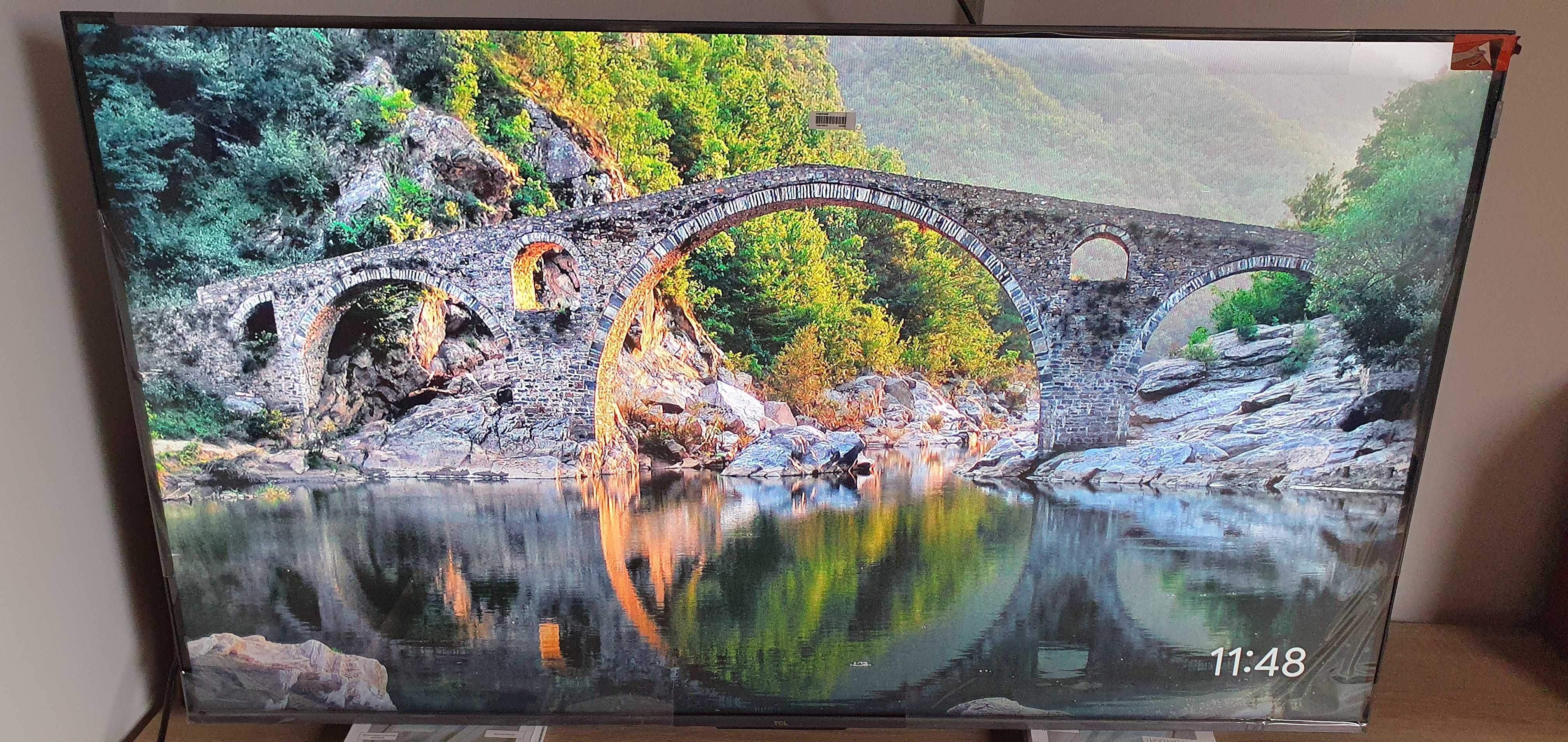 Nowy TV 55 cali QLED TCL 55C655 Pro Full Array ONKYO 50W Gwarancja 24m