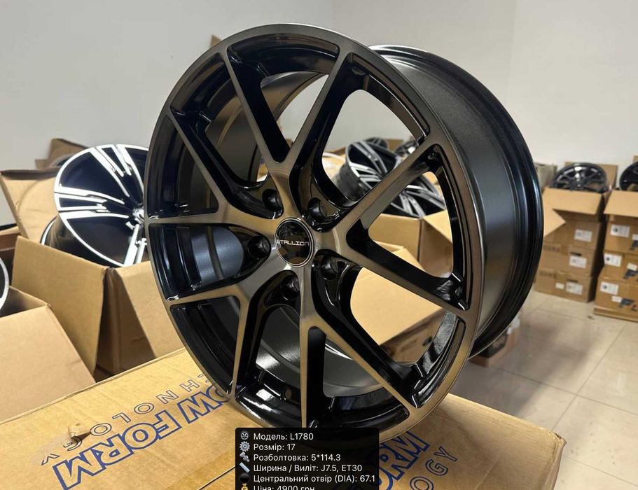 Нові диски R17 5*114.3 / Найкраща ціна / Шоурум