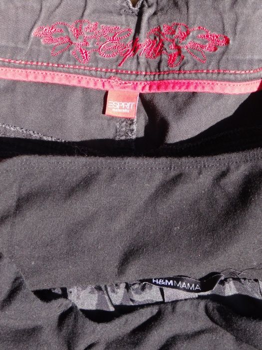 Zestaw ubrania ciążowe spodnie H&M C&A Esprit spódnica sweter r.36/38