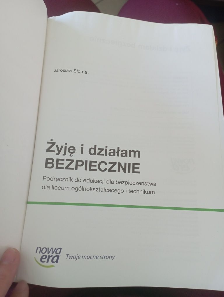 Żyję i działam bezpiecznie nowa era