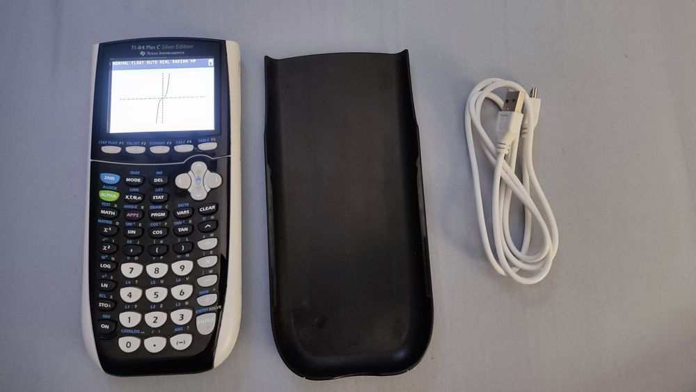 Calculadora gráfica TI84 Plus C Silver Edition - 100% funcional