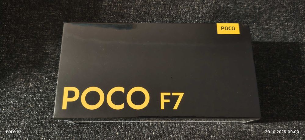 Xiaomi POCO F7 Srebrny 12/256GB Oryginał, Nówka w folii, Ładowarka 90W