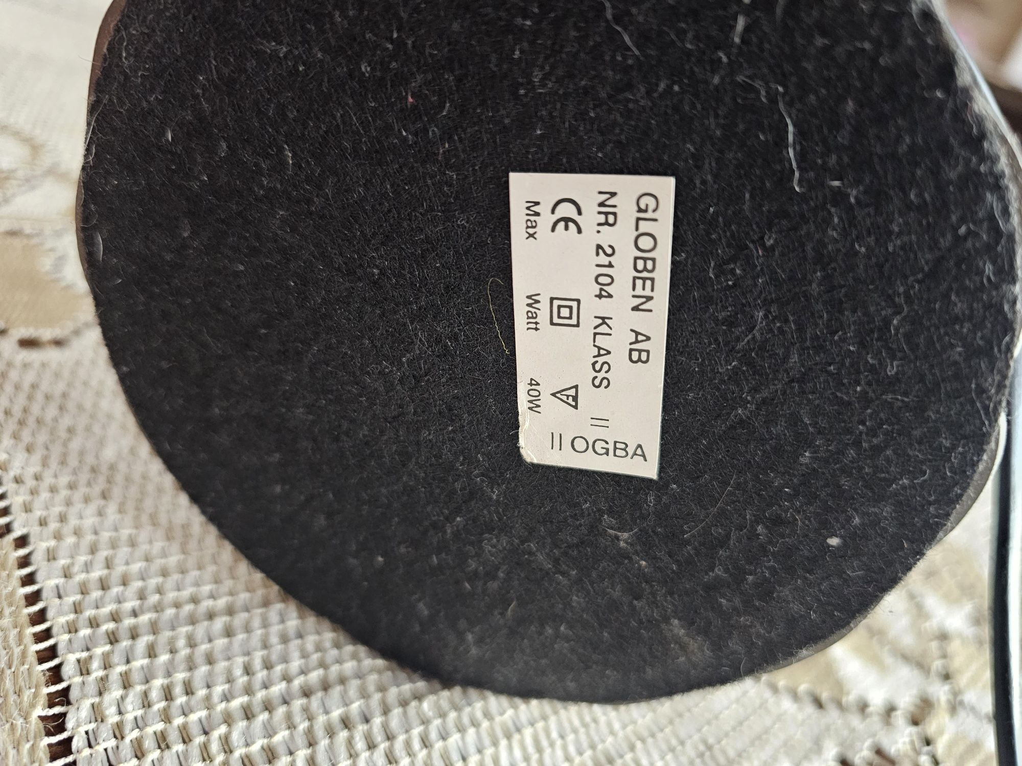 Lampka nocna, szwedzka Globen AB