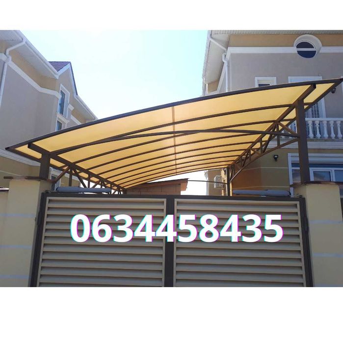 Автонавесы, Навесы для частного дома из поликарбоната