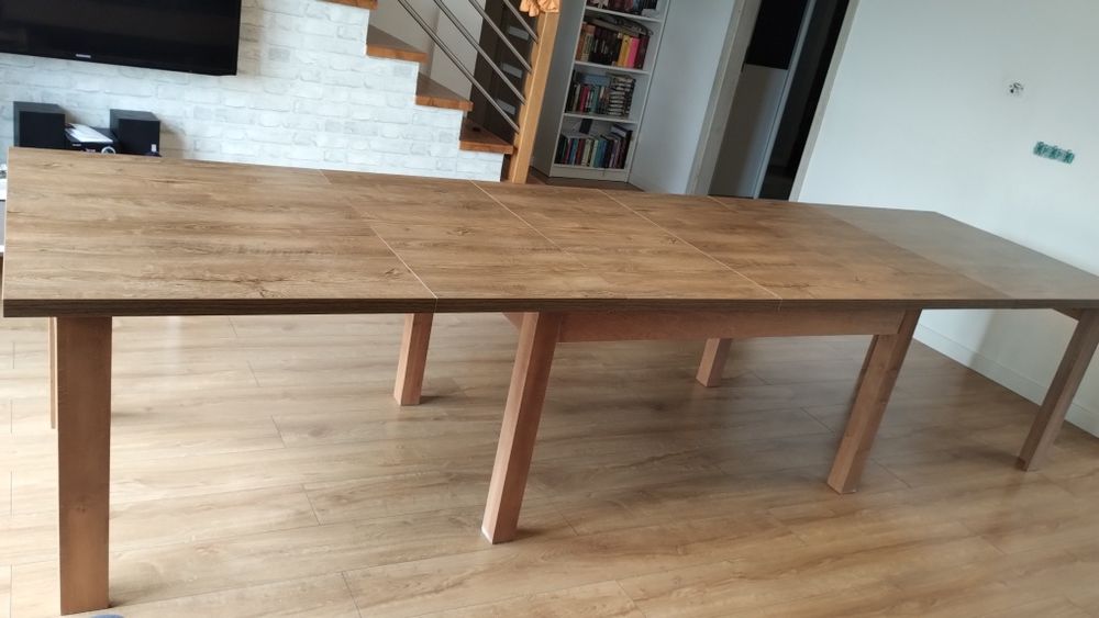 Stół 100x160 po rozłożeniu 100x360