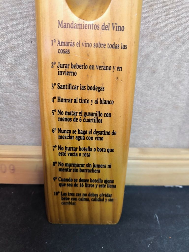 Suporte de Garrafa em Madeira - Galicia