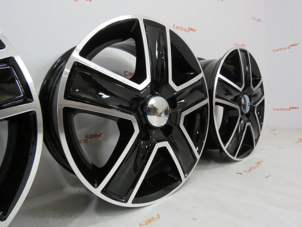 Jantes Autocaravana Carga 1250 kgs 15 x 6.5 et 45 5x118 71.1 Pretas +