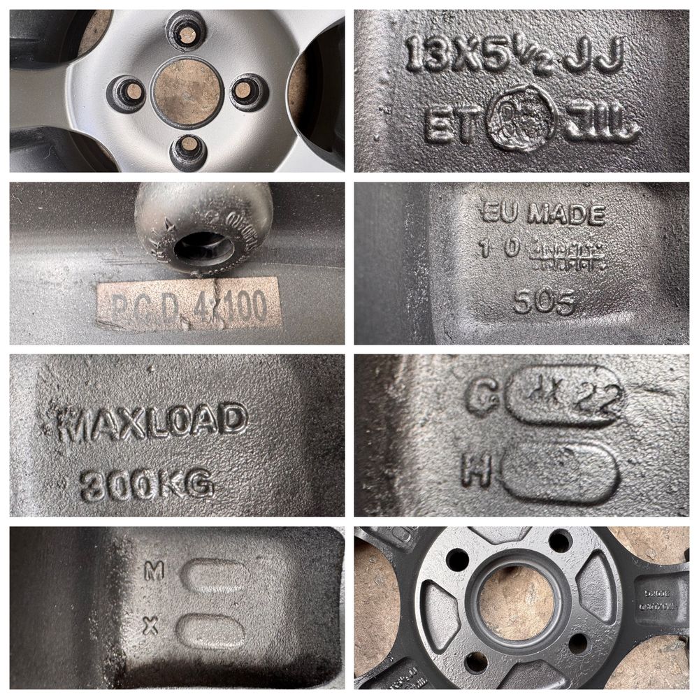 Литые диски r13 4x100 ET-35 Renault/Opel/Daewoo/Hyundai/KIA/Chevrolet
