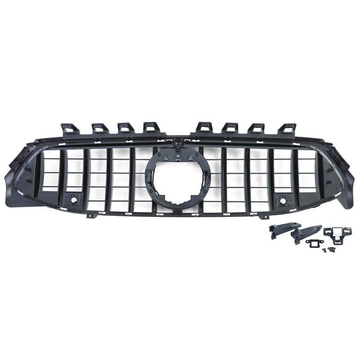 Grelha Panamericana Preto Brilhante Cromada MercedesCLA C118/X118 de19