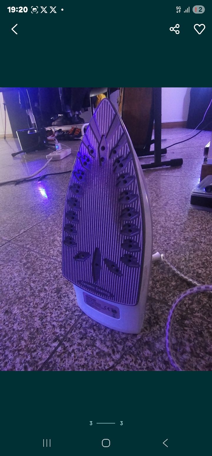 Ferro de engomar Electronia