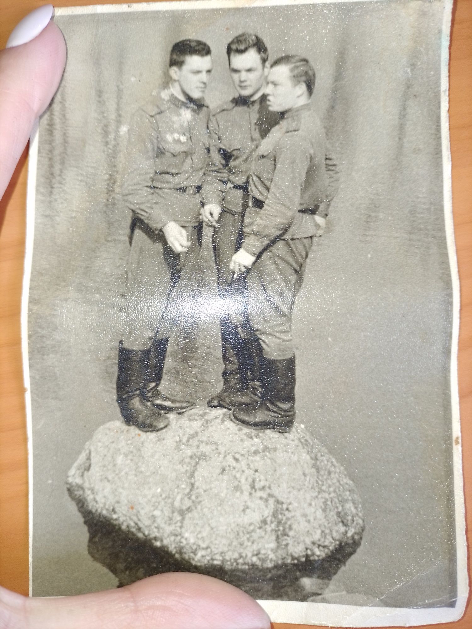 Старое фото" Три солдата"