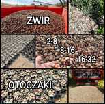 Grys otoczaki kamienie ozdobne kruszywa beton  piasek żwir od 1 tony