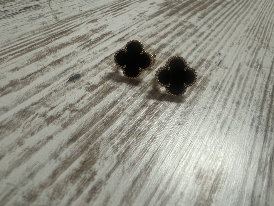 Сережки Ван Клиф бижутерия