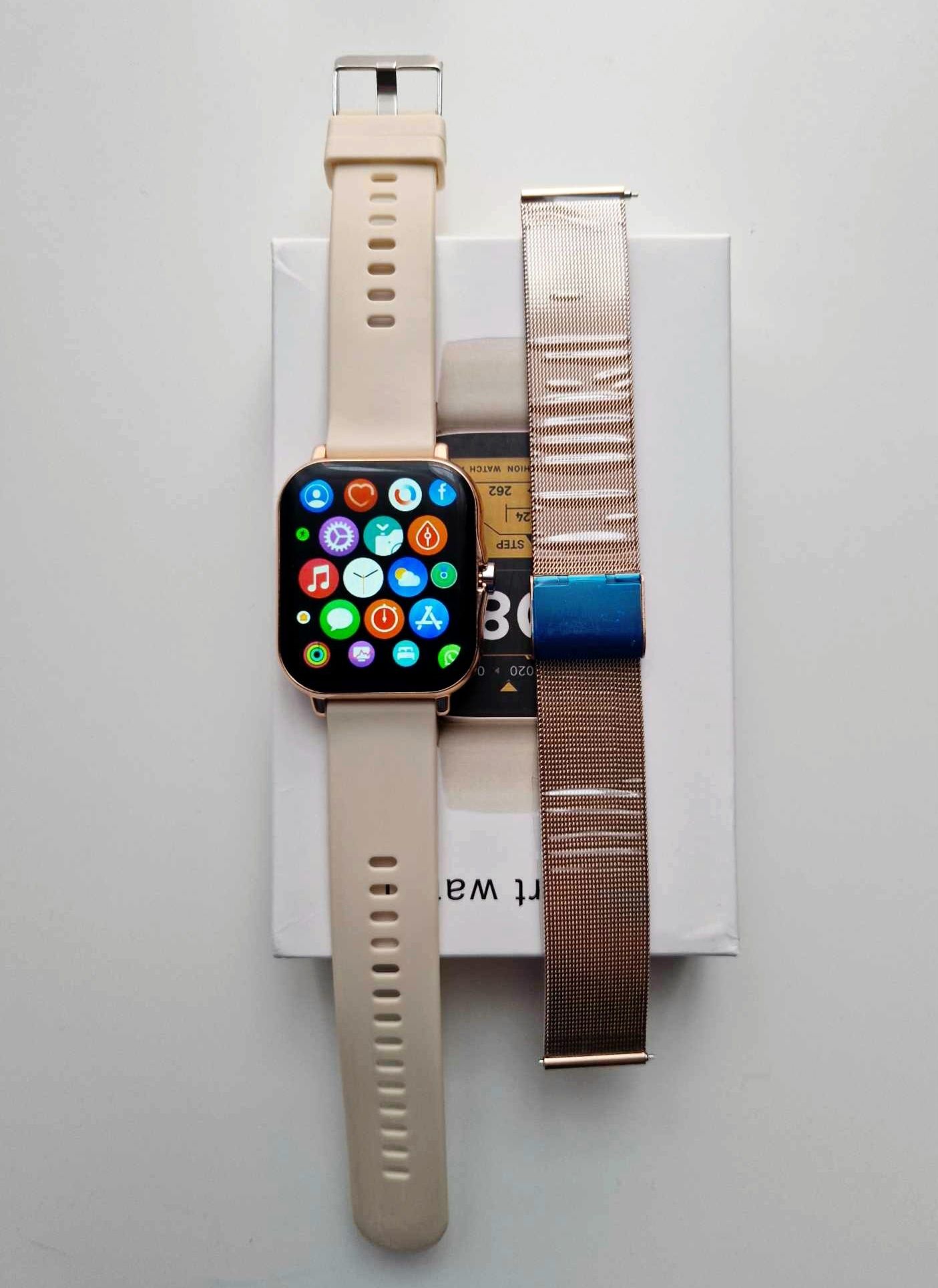Złoty smartwatch
