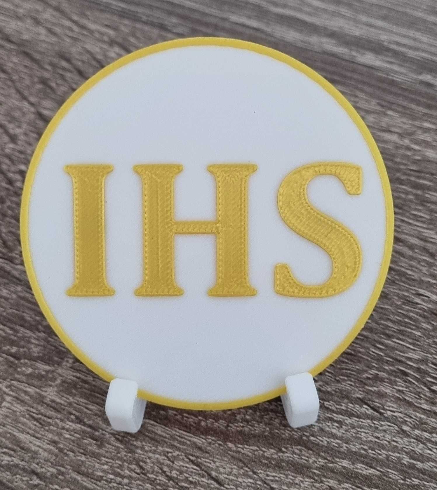 Magnes na lodówkę IHS Hostia, Komunia Święta, Chrzest, Urodziny