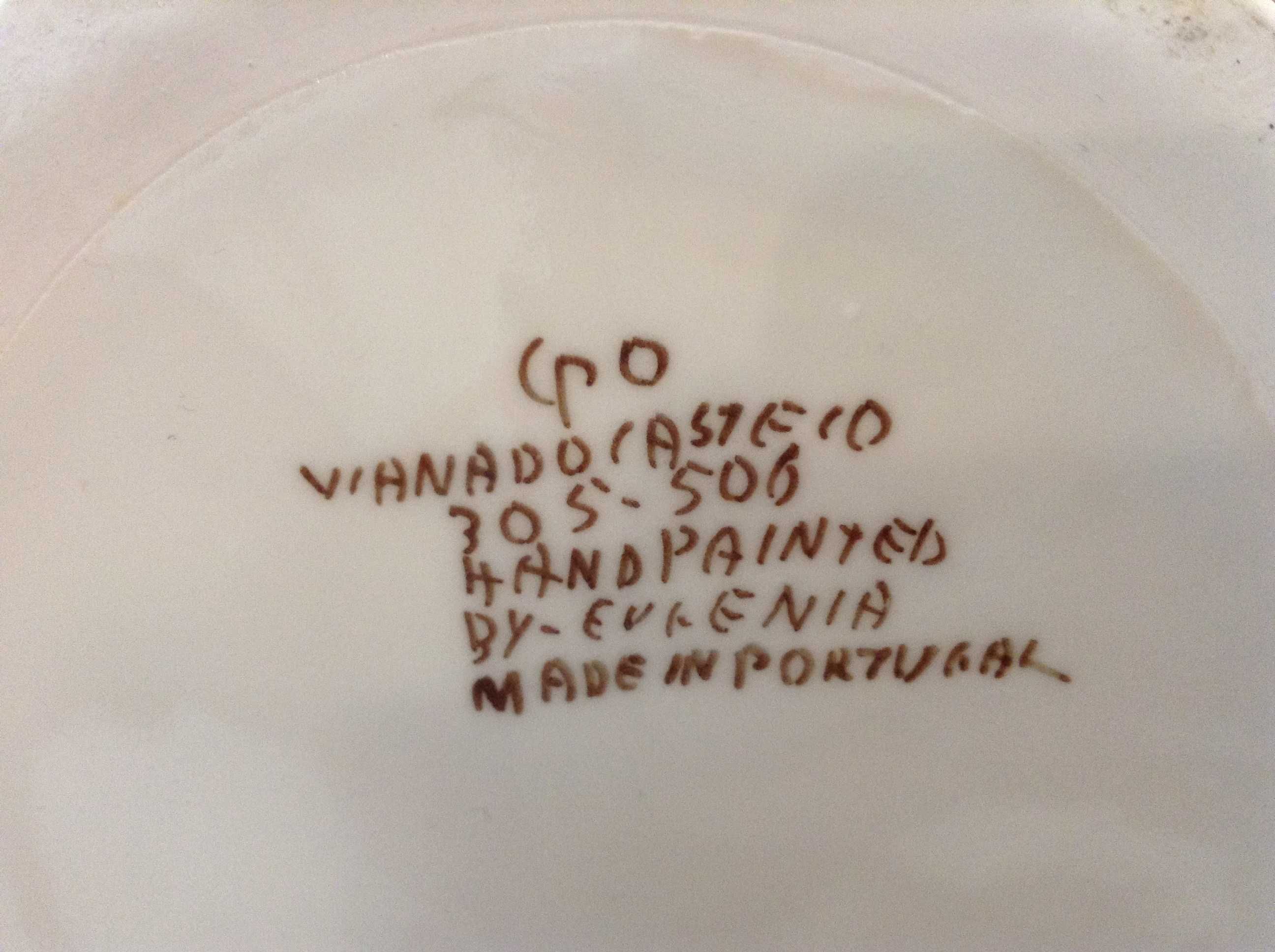 Pote Viana louça pintada à mão - peça numerada de Eugénia