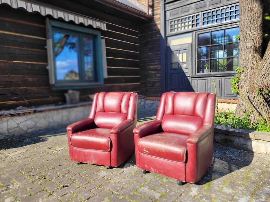 Fotele lata 60. plus kanapa Komplet