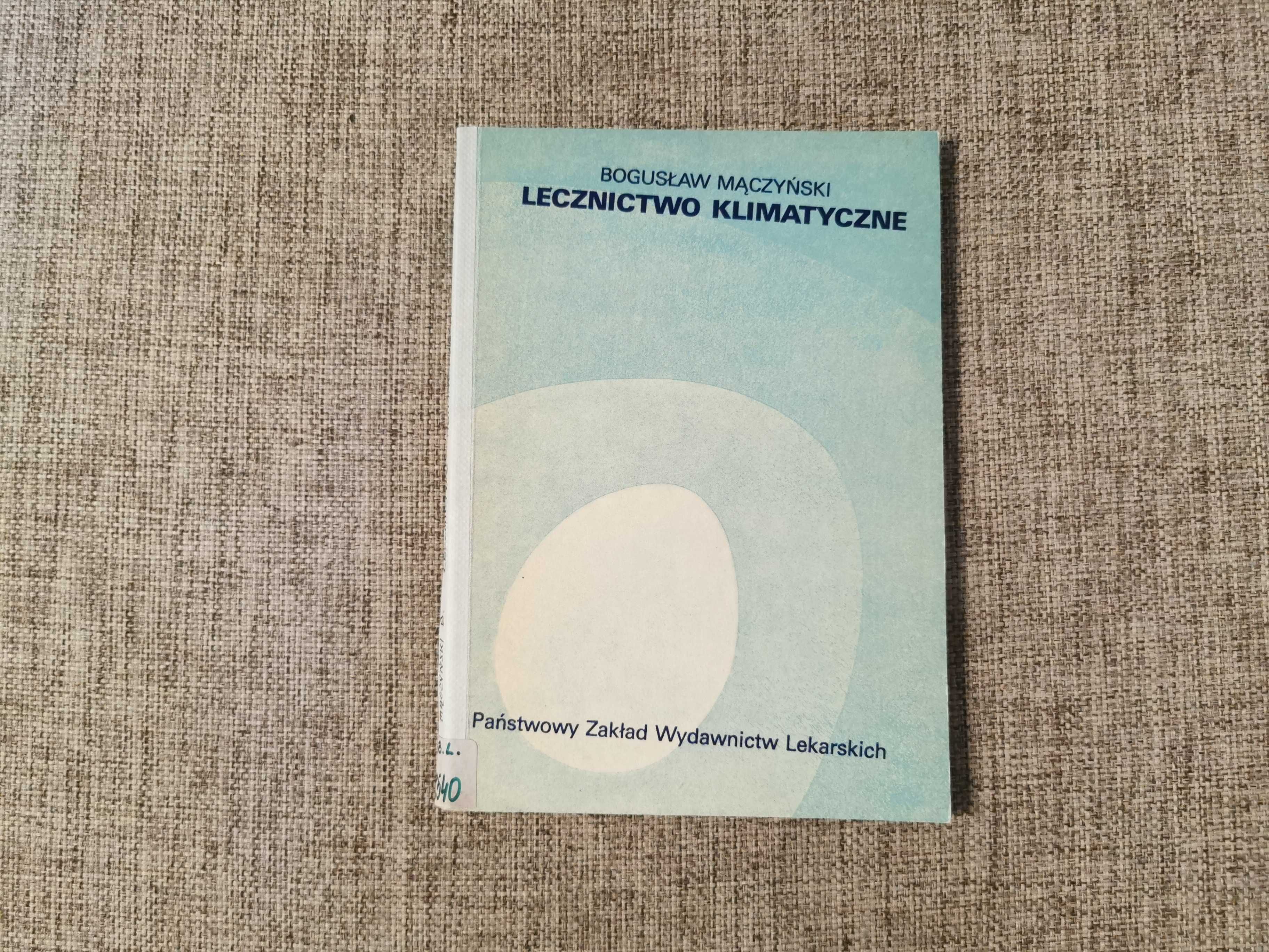 Lecznictwo klimatyczne - Bogusław Mączyński