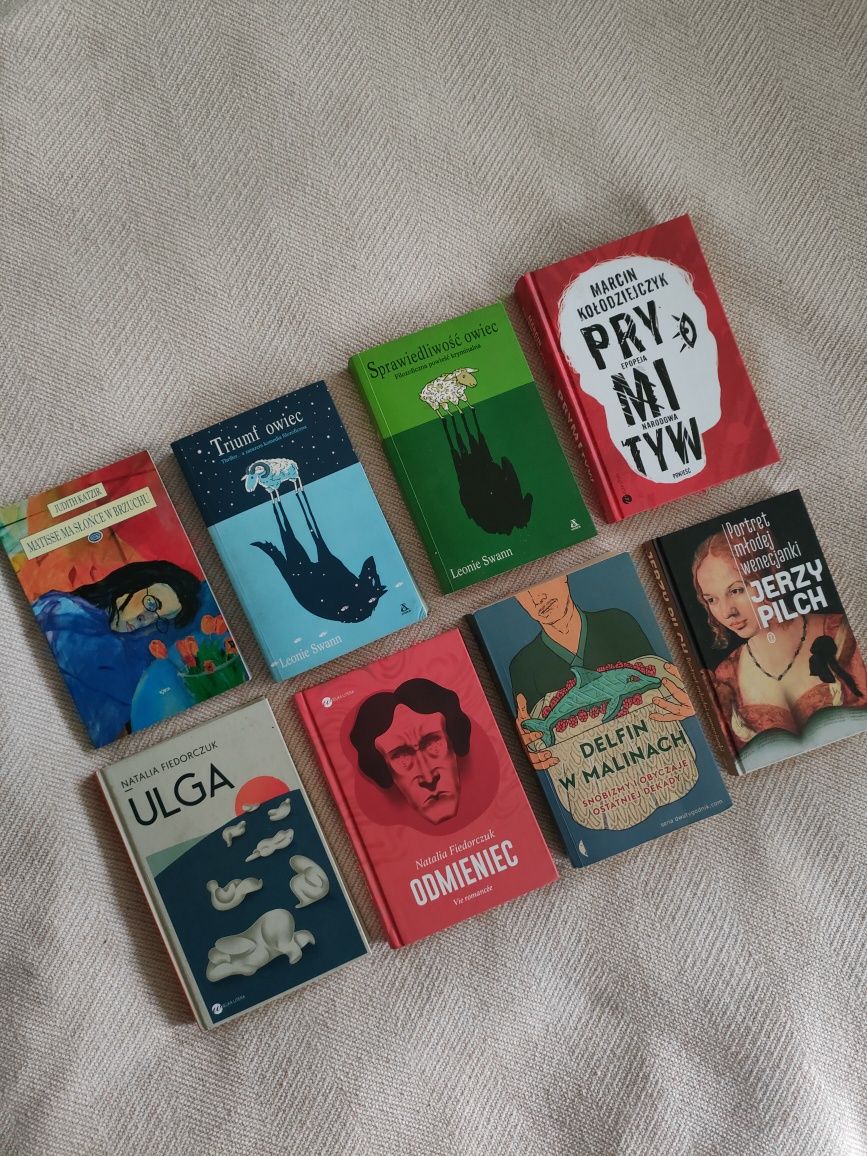 zestaw książek literatura obyczajowa