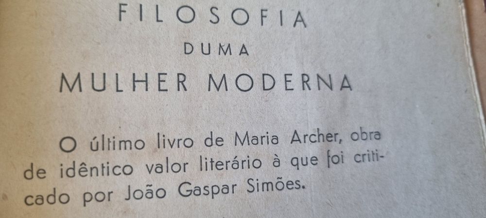 Livro de Maria Archer