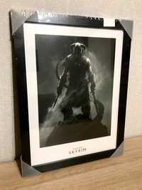 Obraz, plakat w ramce The Elder Scrolls V: Skyrim Dragonborn NOWY