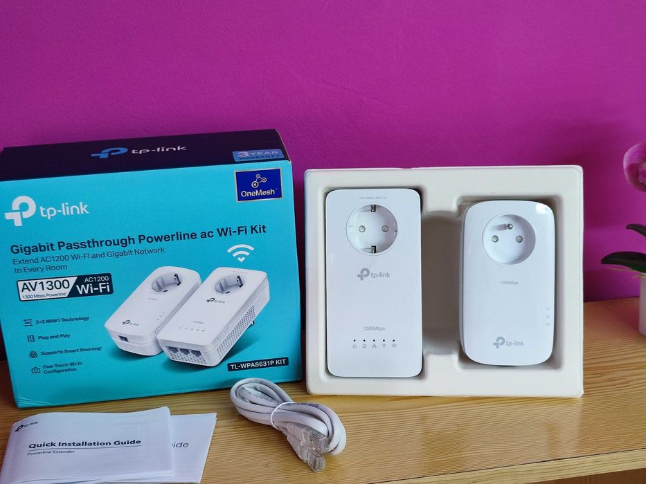 Kit Extensor Wi-Fi TP-Link AV1300 - Powerline