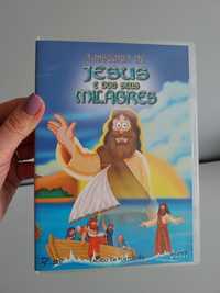 DVD, A história de Jesus e dos seus milagres, em ótimo estado