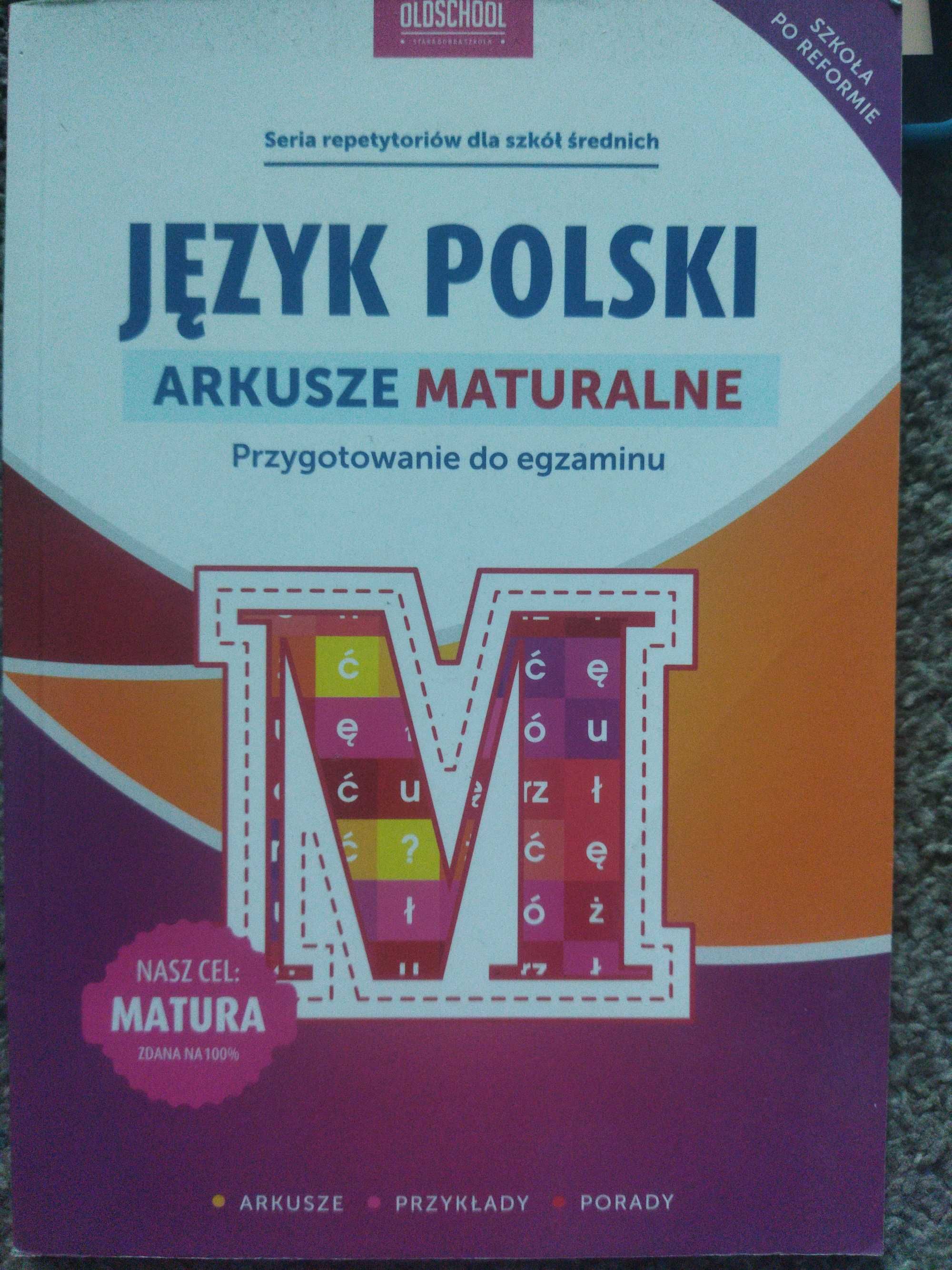 Jezyk polski, arkusze maturalne