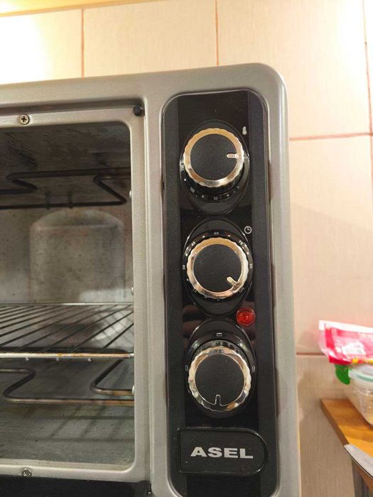 Электро печь духовка ASEL AF-40-23 электрическая 40L електрична піч