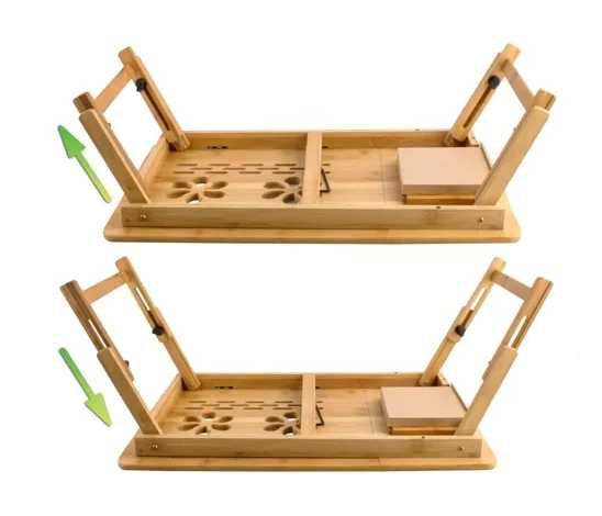 Бамбуковий столик для ноутбука, столик для ноутбука