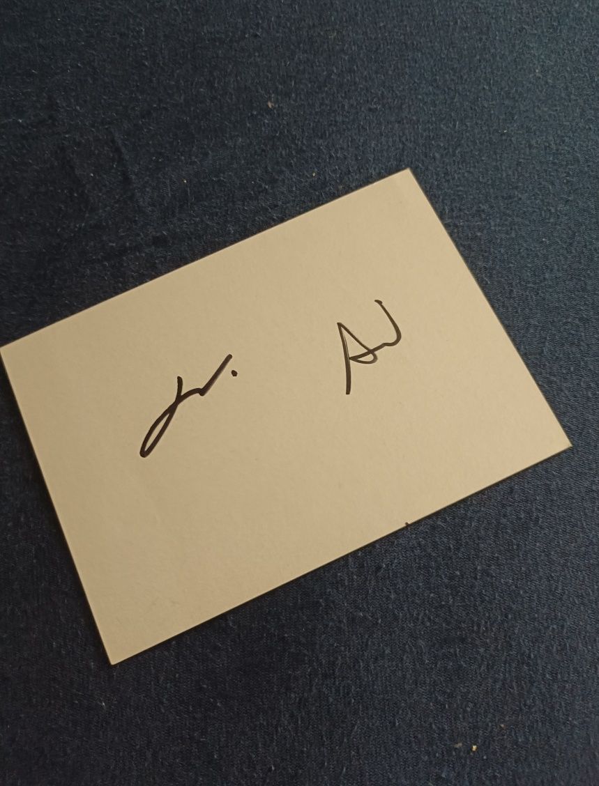 Avi / Louis Villain Akademia Sztuk Pięknych Zdjęcie z autografami